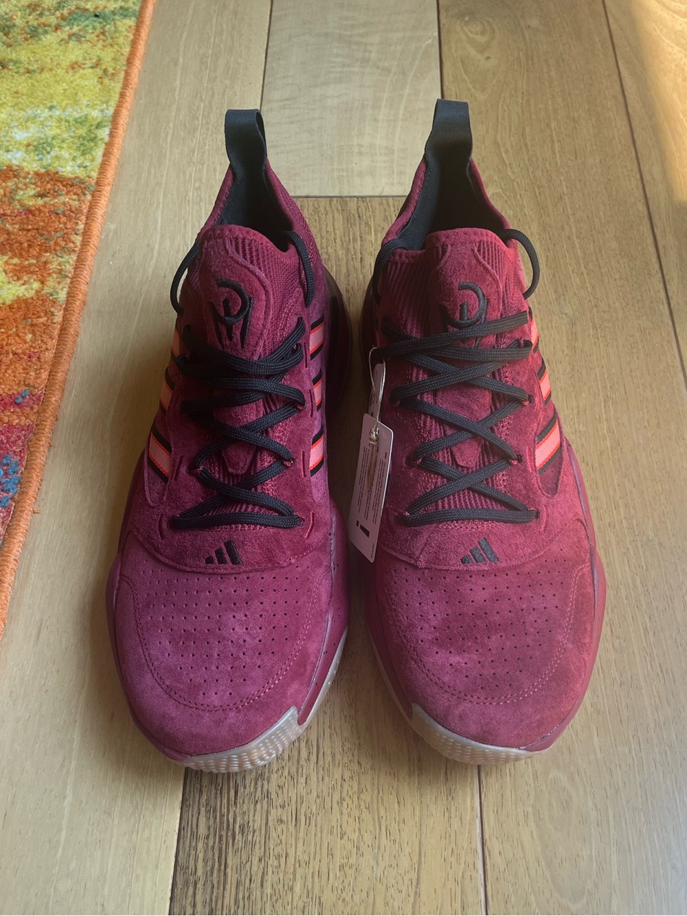Adidas Mahomes 2 Impact FLX Tailgate Turf Training Shoes Men’s Sz 11 Burgundy